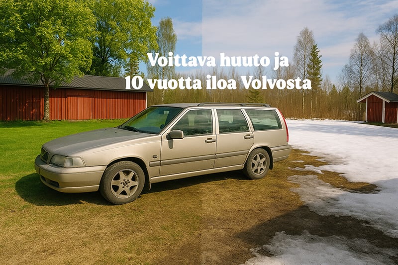 Volvo, koirat ja voittohuuto, näin löytyi hyvä käyttöauto maaseudulle
